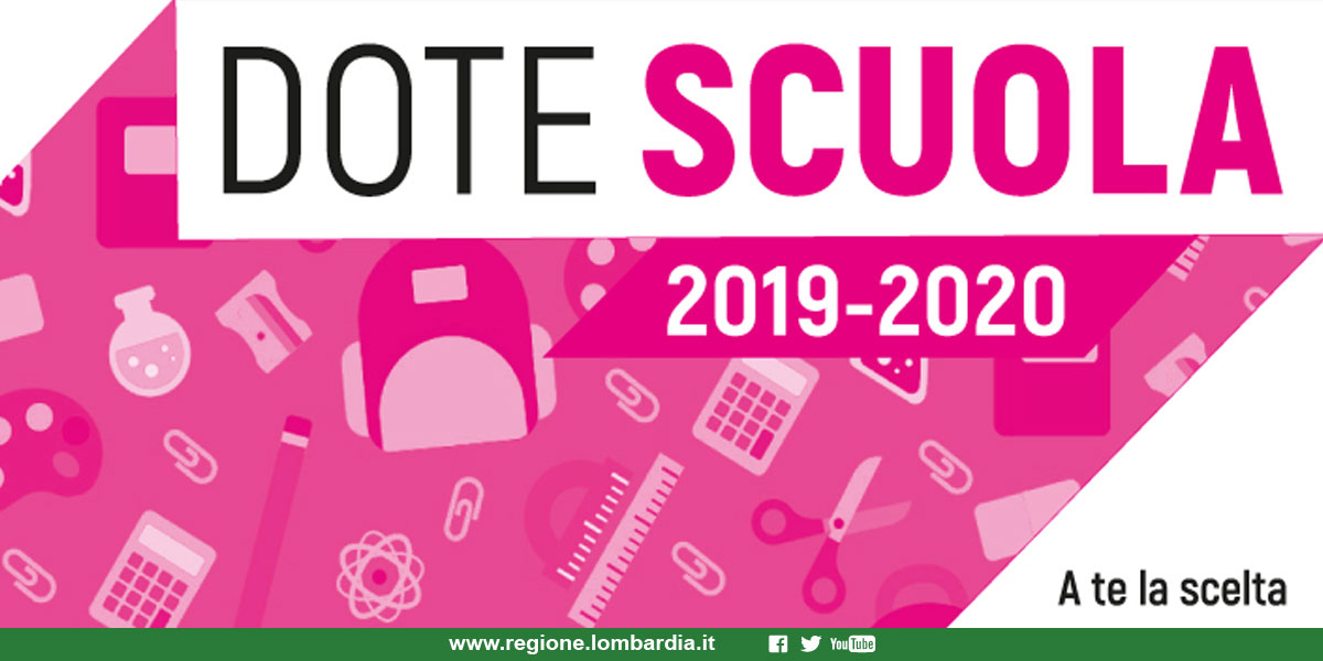 Immagine di copertina per DOTE SCUOLA 2019-2020